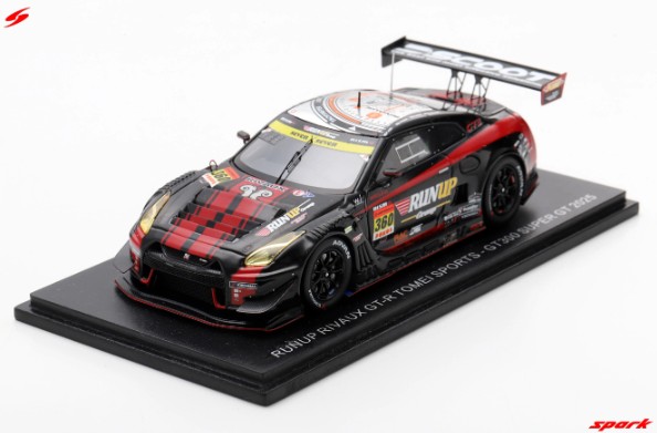 Spark 1/43 RUNUP RIVAUX GT-R TOMEI SPORTS No.360 GT300 SUPER GT 2025 T. Aoki - R. Arakawa
