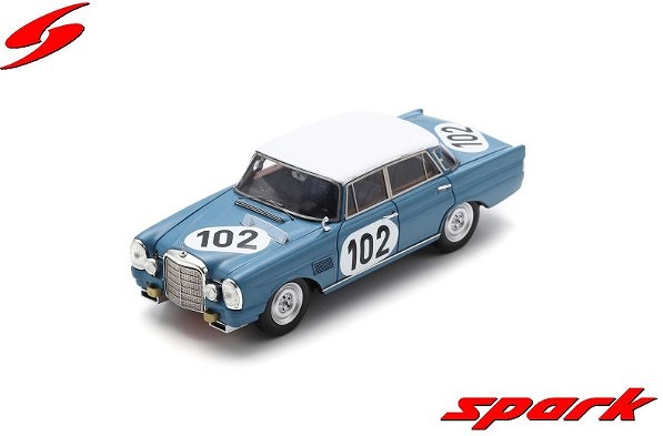Spark 1/43 Mercedes-Benz 300 SE No.102 Winner 24H Spa 1964 R. Crevits - G. Gosselin