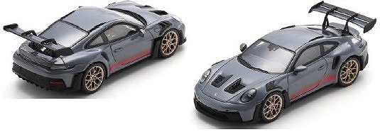 Schuco 1/43 Porsche 911 GT3 RS (992) 2022 - Arctic grey