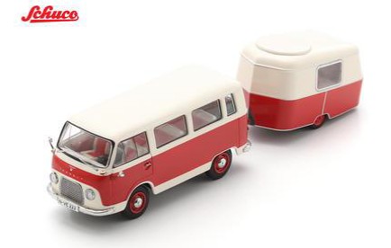 <予約 2026/12月発売予定> Schuco 1/43 1955 Ford FK 1000 with Eriba Puck trailer