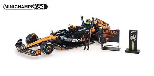 MINICHAMPS 1/64 マクラーレン F1チーム MCL39 ランド ノリス アブダビGP 2025 ワールドチャンピオン
