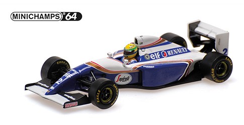MINICHAMPS 1/64 ウィリアムズ ルノー FW16 アイルトン セナ ブラジルGP 1994