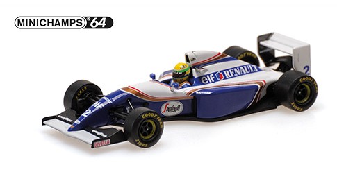 MINICHAMPS 1/64 ウィリアムズ ルノー FW16 F1 1994 サンマリノGP #2 A.セナ