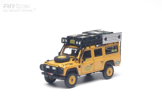 <予約 2026年11月発売予定> AlmostReal 1/64 Land Rover DEFENDER 110 キャメルトロフィー サポートユニット サバ州・マレーシア 1993