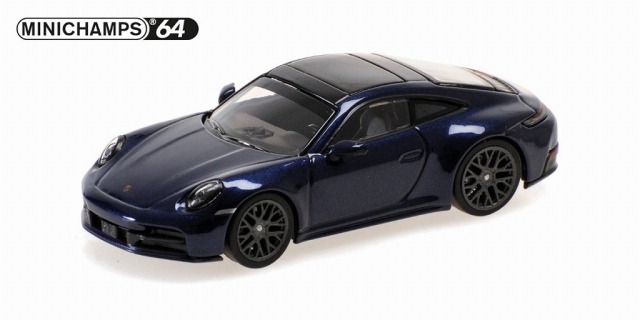 <予約 2026/1月頃発売予定> MINICHAMPS 1/64 ポルシェ 911 (992.2) カレラ 2025 ブルーメタリック