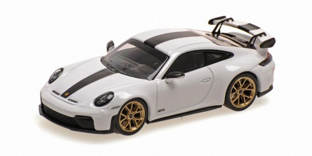 <予約 2026/1月頃発売予定> MINICHAMPS 1/64 ポルシェ 911 (992.2) GT3 2025 ホワイト/ヴァイザッハパッケージ
