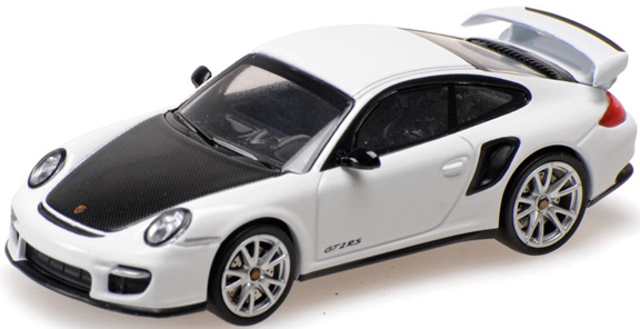 <予約 2026/8月発売予定> MINICHAMPS 1/64 ポルシェ 911 (997.2) GT2 RS 2010 ホワイト/シルバーホイール
