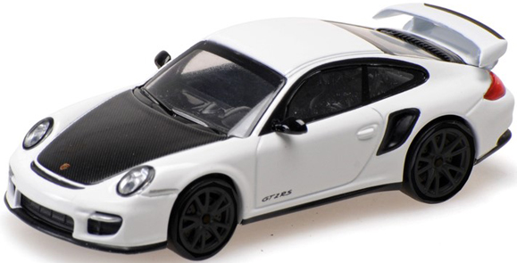<予約 2026/8月発売予定> MINICHAMPS 1/64 ポルシェ 911 (997.2) GT2 RS 2010 ホワイト/ブラックホイール