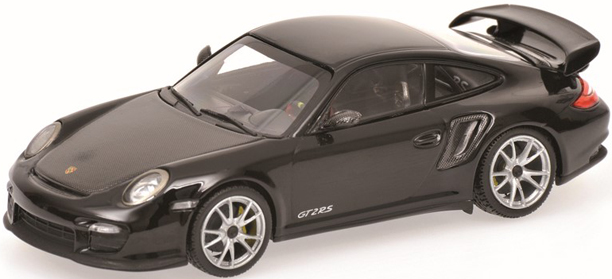 <予約 2026/8月発売予定> MINICHAMPS 1/64 ポルシェ 911 (997.2) GT2 RS 2010 ブラック/シルバーホイール