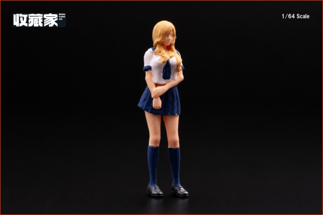 収蔵家 SHOUCANGJIA 1/64 フィギュア 制服の女の子