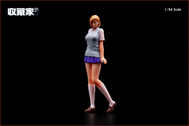 <予約 2026/12月以降発売予定> 収蔵家 SHOUCANGJIA 1/64 フィギュア フィギュア ショートヘアの女子高生