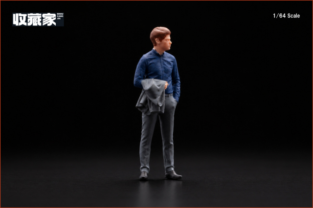 収蔵家 SHOUCANGJIA 1/64 フィギュア スーツ姿の男性