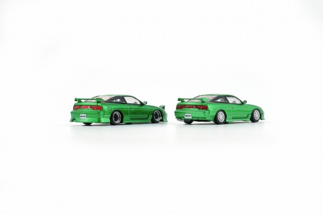 BM CREATIONS 1/64 Nissan 180SX PRS13 Metallic Green RHD
