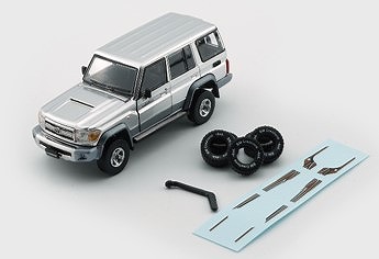 BM CREATIONS 1/64 トヨタ ランドクルーザー LC76 シルバー RHD