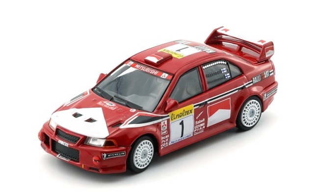 BM CREATIONS 1/64 三菱ランサーエボリューションIV 1999年モンテカルロラリー優勝 #1　T.マキネン
