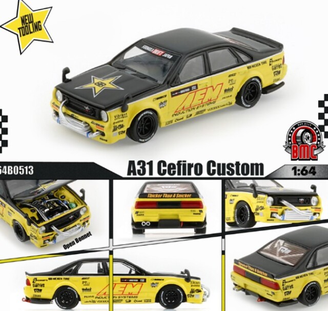 <予約 2026/5月発売予定> BM CREATIONS 1/64 A31 セフィーロ カスタム AEM RR