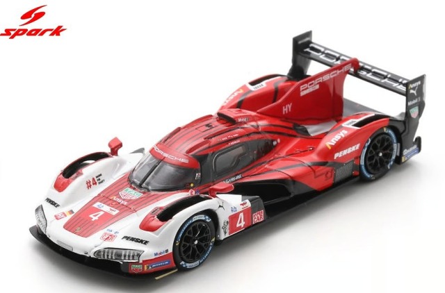 Spark 1/64 Porsche 963 No.4 PORSCHE PENSKE MOTORSPORT 8th Le Mans 24H 2025 F. Nasr - N. Tandy - P. Wehrlein