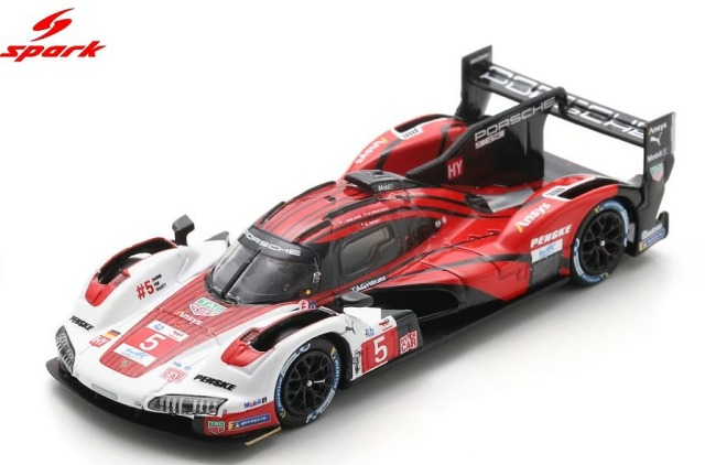 Spark 1/64 Porsche 963 No.5 PORSCHE PENSKE MOTORSPORT 6th Le Mans 24H 2025 J.Andlauer-M.Christensen-M.Jaminet