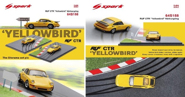 <予約 2026/9月発売予定> Spark 1/64 RUF CTR Prototype Nurburgring (With special base)