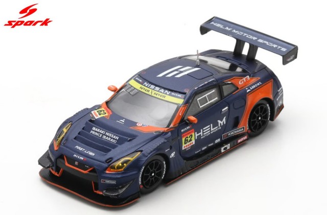 Spark 1/64 HELM MOTORSPORTS GT-R HELM MOTORSPORTS No.62 GT300 SUPER GT 2025 Y. Hiraki - R. Hiraki