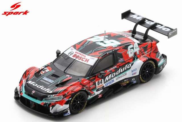 Spark 1/64 Modulo CIVIC TYPE R-GT Modulo Nakajima Racing No.64 GT500 SUPER GT 2025 T. Izawa - R. Okusa