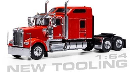 <予約 2026/1月以降発売予定> ixo 1/64 ケンワース W900 1990 レッド