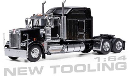 <予約 2026/1月以降発売予定> ixo 1/64 ケンワース W900 1990 ブラック