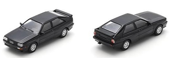 <予約 2026/4-9月発売予定> Schuco 1/64 Audi quattro black