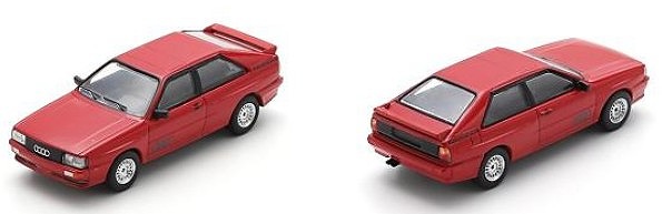 <予約 2026/4-9月発売予定> Schuco 1/64 Audi quattro red