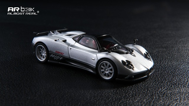 <予約 2026/10月発売予定> ALMOST REAL 1/64 Pagani Zonda F 2005 Grigio Mercurio
