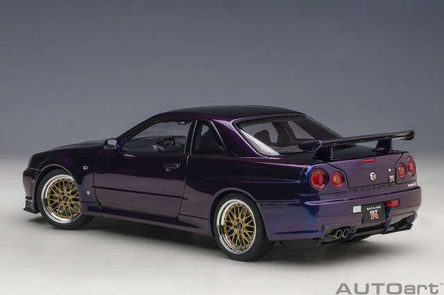 BCNR33 GT-R ミッドナイトパープル 1/18 AUTOart