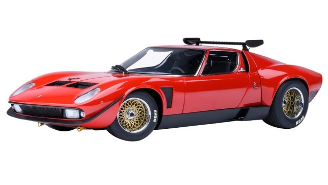 オートアート 1/18 ランボルギーニ ミウラ SVR イオタ （レッド） 