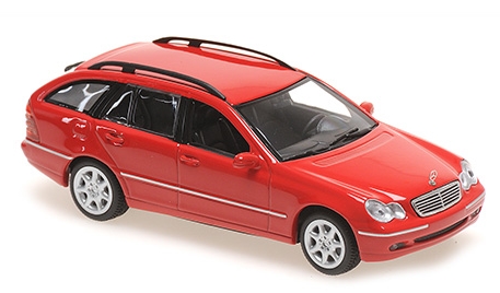 MINICHAMPS 1/43 MercedesBenz C-Class Break 2001 Red MAXICHAMPSシリーズ