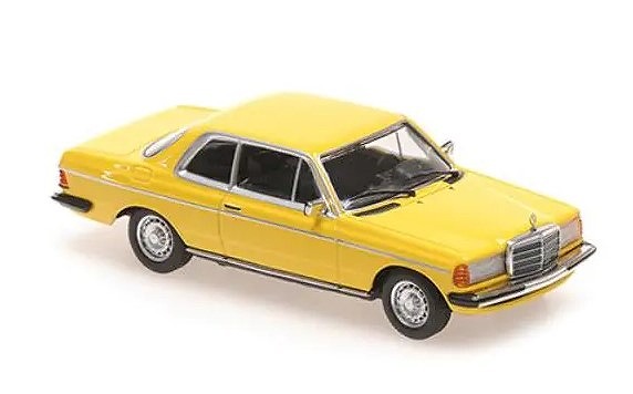 MINICHAMPS 1/43 メルセデス ベンツ (W123) 230CE 1976 イエローベージュ ※MAXICHAMPSシリーズ