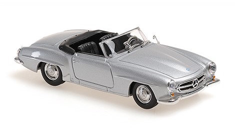 MINICHAMPS 1/43 メルセデスベンツ 190 SL (W121) 1955 シルバー　MAXICHAMPSシリーズ