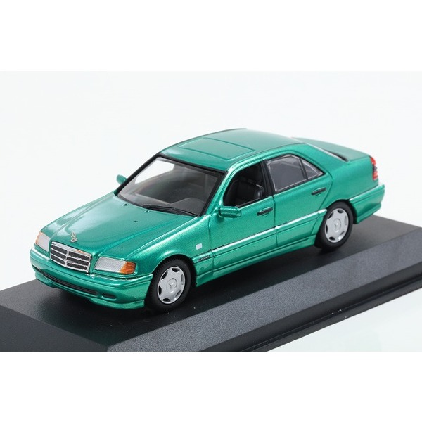 【MINICHAMPS】 1/43  メルセデス ベンツ C-クラス 1997 グリーンメタリック ※MAXICHAMPSシリーズ