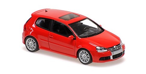 MAXICHAMPS 1/43 フォルクスワーゲン ゴルフ V R32 -2005- レッド