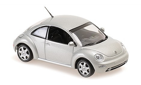 MINICHAMPS 1/43 VW ニュービートル 1998 シルバー　MAXICHAMPSシリーズ