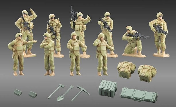 <予約 2026/12月発売予定> ARSENIA64 1/64 戦闘車両情景セット(OCPブラウン)