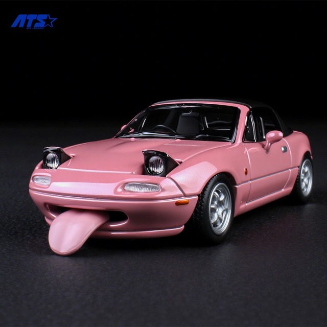 <予約 2026/5月発売予定> ATS Models 1/64 Mazda MX-5 ピンク