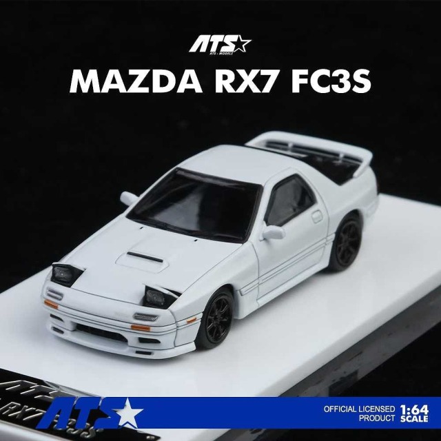 <予約 2026/5月発売予定> ATS Models 1/64 MAZDA RX-7 FC3S ホワイト