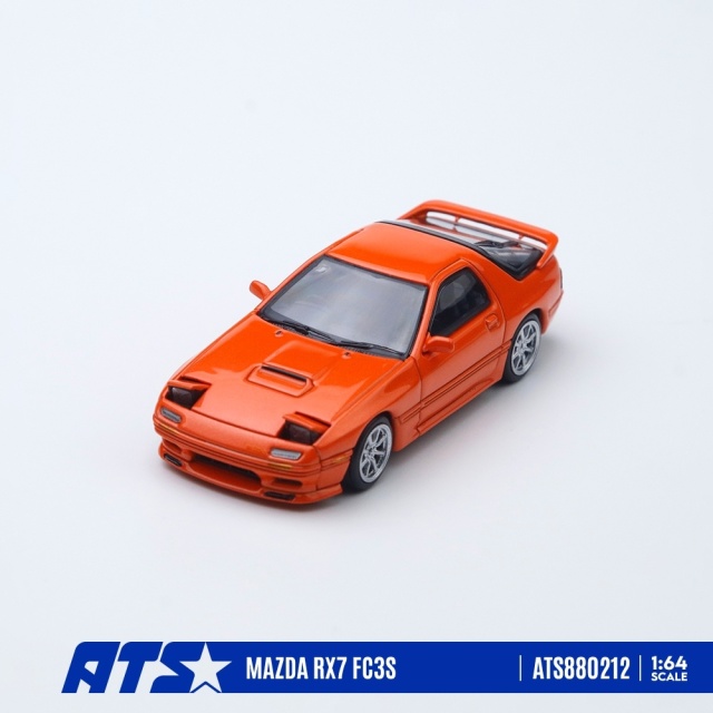 <予約 2027年2月以降発売予定> ATS-MODELS 1/64 MAZDA RX-7 FC3S メタリックオレンジ