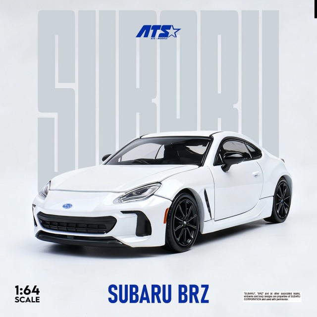 <予約 2026/6月発売予定> ATS Models 1/64 Subaru BRZ ホワイト