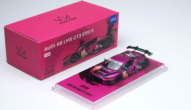 <予約 2026/11月発売予定> ATS MODELS 1/64 AUDI R8 LMS GT3 EVO II - 610 PRUPLE