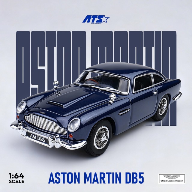 <予約 2026/5月発売予定> ATS Models 1/64 Aston Martin DB5 ブルー