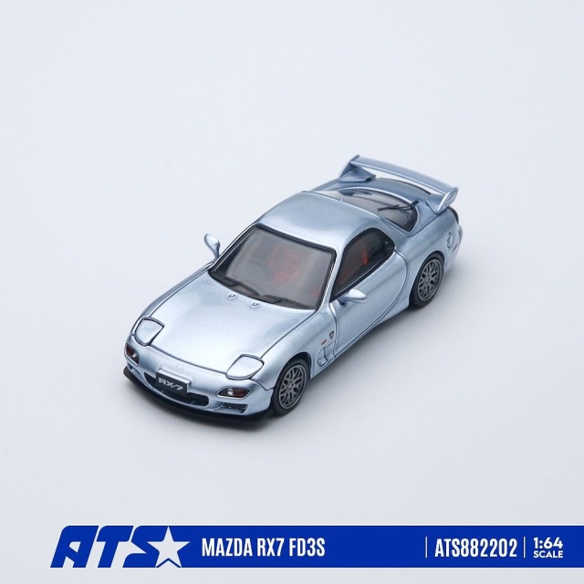<予約 2027/1月発売予定> ATS-MODELS 1/64 MAZDA RX7 FD3S メタリックグレー