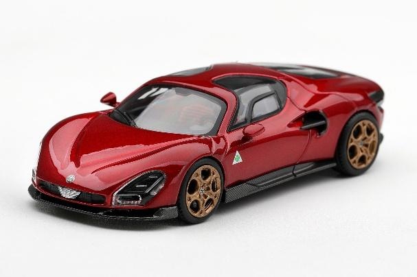 <予約 2027/3月発売予定> BBR 1/64 アルファロメオ 33 ストラダーレ ロッソ・ヴィラ・デステ