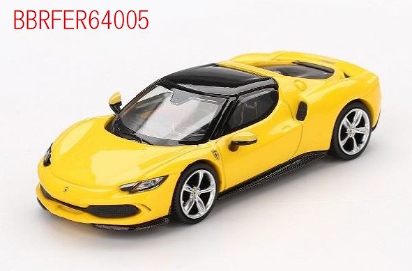 BBR 1/64 フェラーリ 296 GTB Giallo Modena（イエロー）