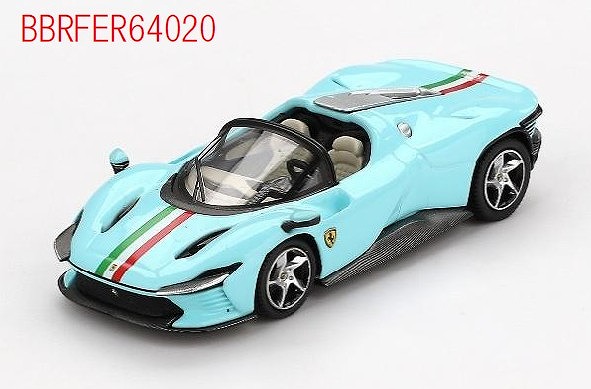 BBR 1/64 フェラーリ デイトナ SP3 ライトブルー