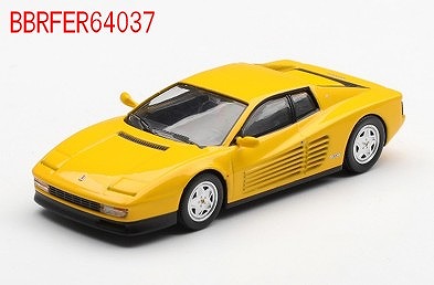 <予約 2026/7月発売予定> BBR 1/64 フェラーリ テスタロッサ 1987 Giallo Modena（イエロー）